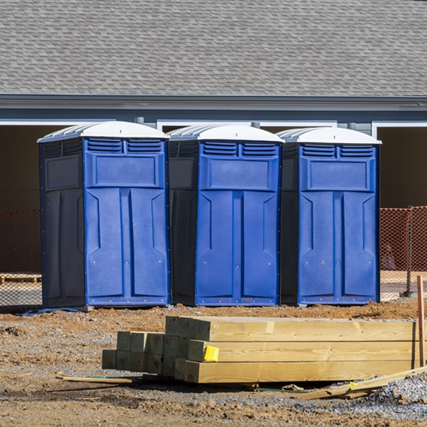 what is the cost difference between standard and deluxe portable restroom rentals in Arlington KY